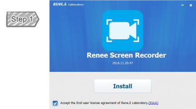 تثبيت Renee Screen Recorder