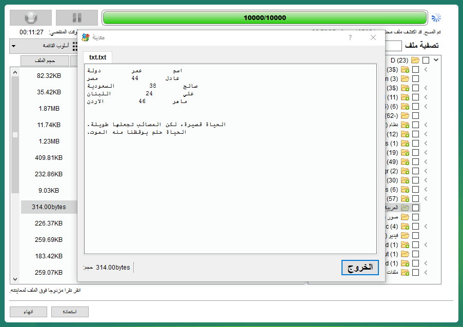 preview text-D disk