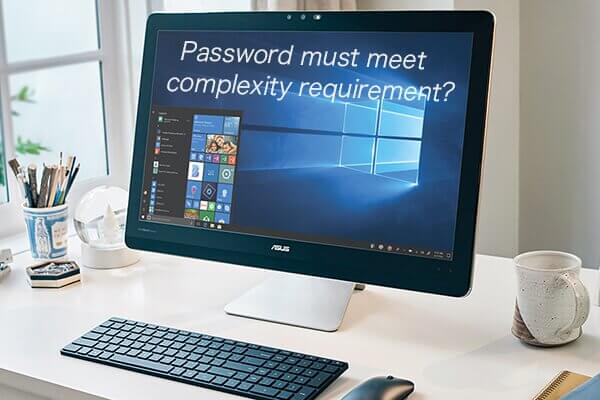 Windows password complexity requirement