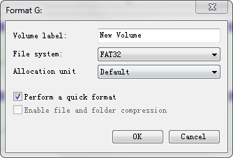 steps of format disk
