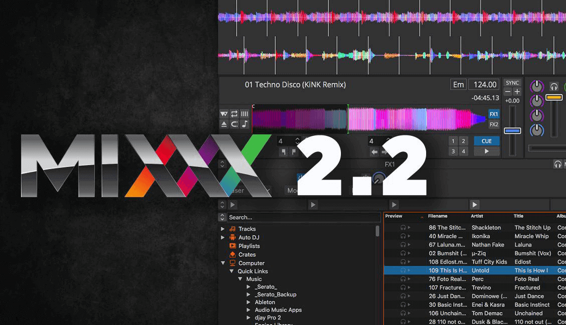 برنامج mixxx