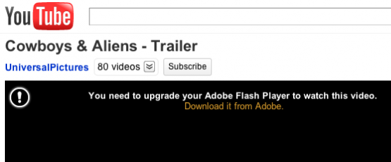 تحديث برنامج Adobe Flash Player